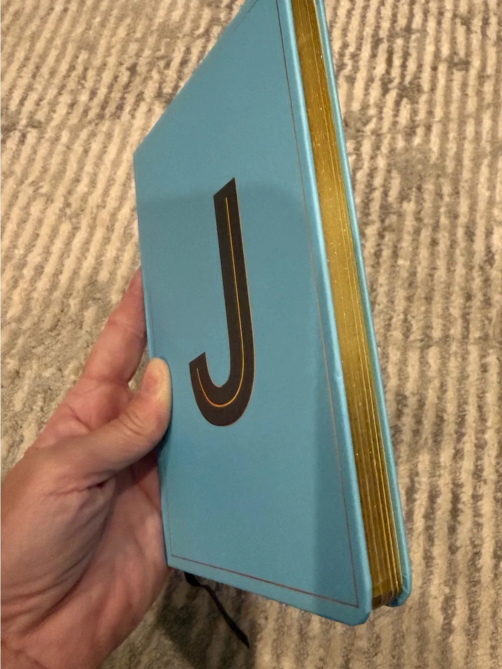Expressions Turquoise 'J' Monogram Notebook